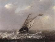 unknow artist a smalschip on choppy seas,other shipping beyond oil painting picture wholesale